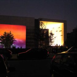 Daniela Butsch-Videoinstallation-Homage to Mark Rothko-projection-St. Canisius Kirche in Berlin- 2005